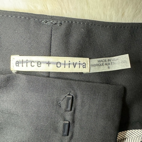 Alice and Olivia Black Wool Pants - Picture 7 of 8